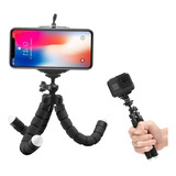 Tripode Celular Flexible Con Adaptador Camara Selfie Kit