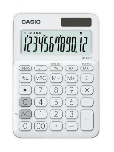 Calculadora Casio Modelo Ms-20uc Blanca