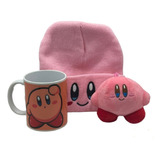 Colgante De Peluche Kirby Más Taza Y Gorro