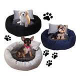 Cama Mascota Diseño Cuadritos Mediana Perro Gato 50*50 