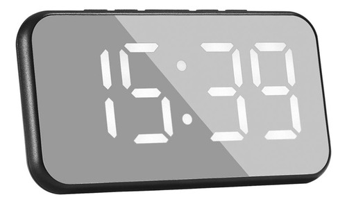 Mesa Led Digital Reloj Despertador Pantalla De Espejo Modo