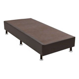 Base Para Cama Box Solteiro Florence L (23x78x188) Marrom