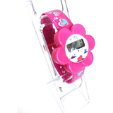Reloj De Pulso Digital Infantil Rosa Niña Modelo Flor 10