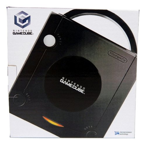 Caixa Vazia Papelão Gamecube Preto/black Para Reposição