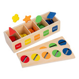 Adena Montessori Juguetes 2 En 1 Con Forma De Juguetes De Co