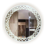 Espelho Led Iluminação Touch Camarim Decorativo Banheiro 