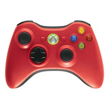 Control Joystick Inalámbrico Microsoft Xbox Mando Wireless Xbox 360 Special Edition Chrome Series Red