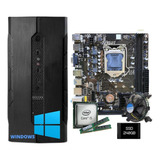 Pc Cpu Intel I5 3470  Placa H61 2x8gb Ssd 240gb C/ Licença