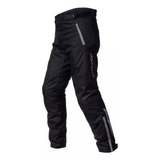 Pantalon Moto Ls2 Chart Negro Cordura Hombre  Protecciones