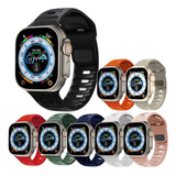 Pulseira Sport Fit Para Apple Watch 42mm 44mm 45mm E 49mm