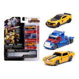 Nano Transformers 1 Hollywood Rides Jada Esc 1:64 Optimus Color Negro