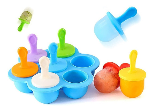 Molde En Silicona Para Paletas Helados Pequeños Mini Paleta