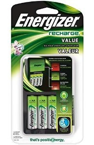Energizer Cargador Valor Con Baterías Aa Recargables De Nimh