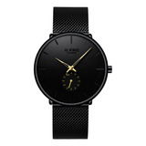 Reloj G-force Original C-301 Elegante Negro + Estuche