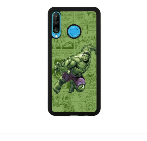 Funda Protector Para Huawei Hulk Superhéroe Verde Comic 