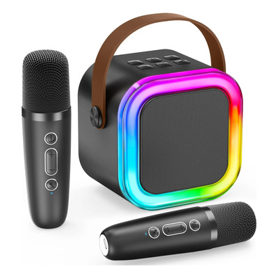 Máquina Karaoke Bocina Infantil Con 2micrófonos Inalámbrico | MercadoLibre