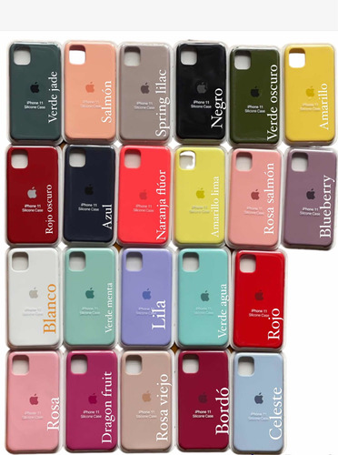 Funda De Silicona iPhone 11 (cámara Abierta)