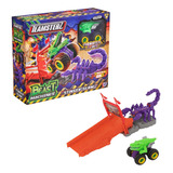 Teamsterz Pista Beast Machines Monster Jaws Con Vehículo