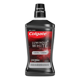 Enxaguante Bucal Carvão Zero Álcool Colgate Luminous White Frasco 1000ml