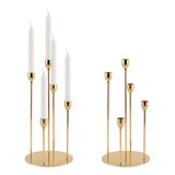 Vincigant Centros De Mesa Decorativos De Navidad, 2 Candelab