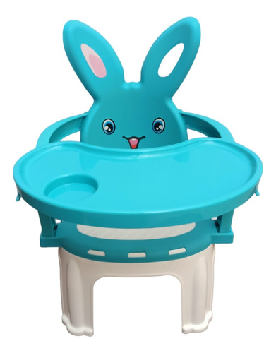 Silla Comedor Plástica Infantil Bandeja Removible 2en1 Bebé