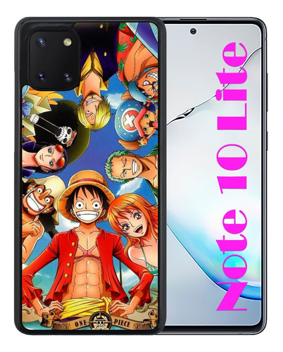 Funda Galaxy Note 10 Lite Luffy One Piece Tpu/pm Uso Rudo