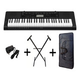 Teclado Casio Ctk3500 5 Octavas Sensitivo Soporte Funda Set