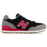 New Balance 515 Urbana Hombre Negra Con Rojo Y Gris