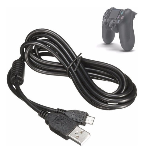 Cable Cargador Joystick Para Ps4 Usb Micro Usb Largo 1.5 Mts
