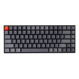 Teclado Mecanico 84 Teclas Gris Retro Led Inalambrico