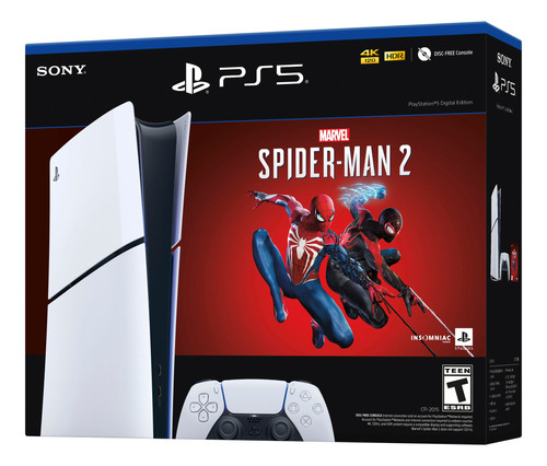 Playstation 5 Slim 1 Tera Digital +  Spiderman 2 