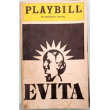 Opera Evita Programa Playbill Original Broadway 1981 - Perón