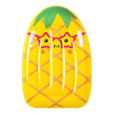 Colchoneta Fruta Anana Inflable Amarilla 84 X 55 Cm