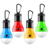 4pcs Lámpara De Carpa Luz Led Portátil Bulbos De Exterior J