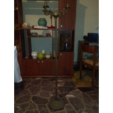 Candelabro De Bronce Antiguo 1,29 De Alto M