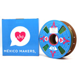 Filamento Pla Tricolor Impresión 3d 1.75mm México Makers 1kg