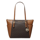 Bolsa Charlotte Large Logo Tote Michael Kors 35t0gcft3b Café