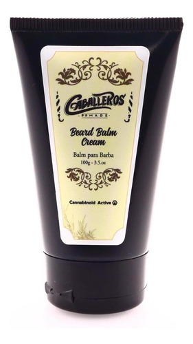 Óleo Para Barba Caballeros Creme Hidratante Para Barba Caballeros Beard Balm Cream 100g De 100ml 100g