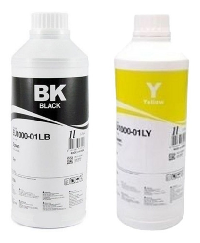 2 Litros Tinta Compatível Para Epson B | Y L355 L3110 L3150