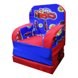 Asiento Infantil Sillon Cama Sofa Individual Niño Cars