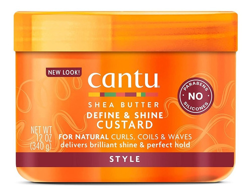 Crema Cantu Shea Butter Define & Shine Custard 12 Onzas