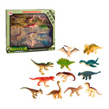 Set 12 Dinosaurios Figuras Juguetes Muñecos Regalo Niños