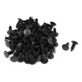 Grapas Automotrices Surtido Plástico Negro 8mm 100 Piezas