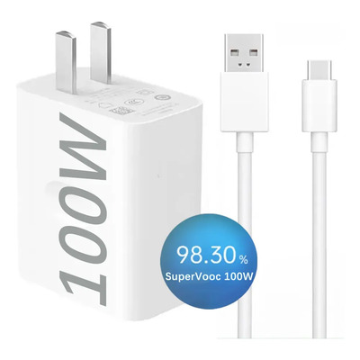 Cargador de Pared Bottorry SuperVOOC de 100W Con Cable USB-C de 1.5m Para Oppo, OnePlus y Realme | MercadoLibre