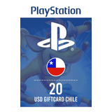 Tarjeta Playstation 20$ Psn Región Chile - Chilesteam