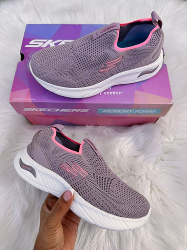 Zapatillas Skechers Sin Cordón Mujer