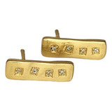 Brinco H.stern Ouro Amarelo 18k Diamantes Brilhantes Extras