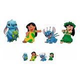 Kit Displays Totem Lilo E Stitch 8 Peças