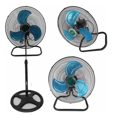 Ventilador Industrial De Pie Base Ajustable Ventilador 360