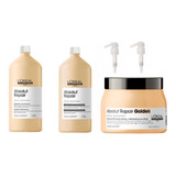 Kit Loreal Absolut Gold Quinoa Ouro - Tamanho Profissional